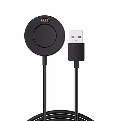 imoshion Station de charge Garmin Watch | Câble de chargement USB-A - 1 metre - Noir