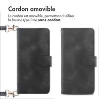 imoshion Etui de télephone portefeuille avec cordon Samsung Galaxy A34 (5G) - Noir