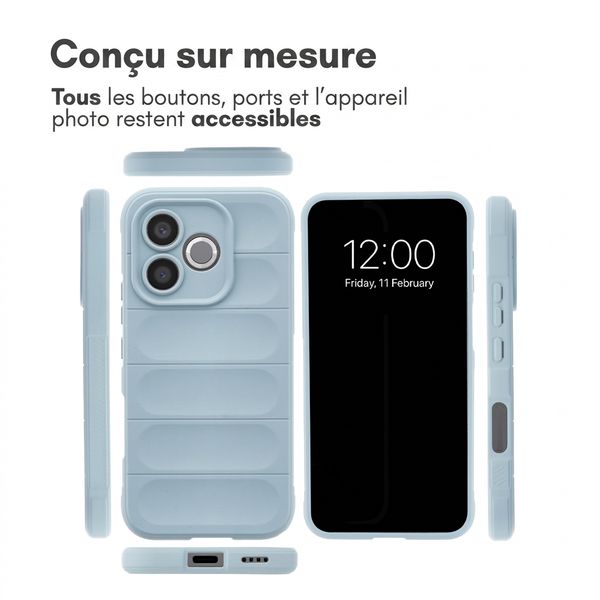imoshion EasyGrip Backcover Honor 600 Lite - Bleu clair