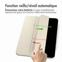 imoshion Magnetic etui de téléphone portefeuille Apple iPad 11 (2025) 11 pouces A16 / iPad 10 (2022) 10.9 pouces - Beige