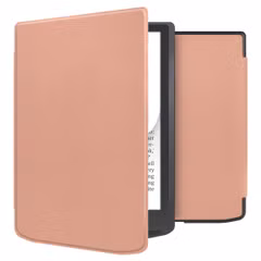 imoshion Étui de liseuse portefeuille Slim Soft Pocketbook InkPad Color 3 / InkPad 4 - Rose Doré