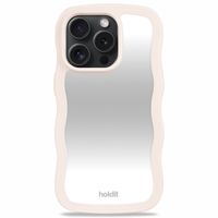 Holdit Coque Wavy Apple iPhone 15 Pro - Light Beige / Mirror