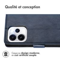 imoshion Étui de télephone portefeuille de luxe Oppo Reno15 Pro (5G) - Bleu foncé