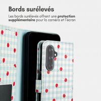 imoshion Étui de télephone portefeuille Design Samsung Galaxy A17 (5G) / (4G) - Cherry Check