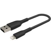 Belkin Câble Lightning vers USB-A tressé BoostCharge Pro - 0,15 mètre - Noir