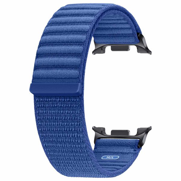 Samsung Bracelet en tissu original Samsung Galaxy Watch 8 (40/44mm) / Classic (46mm) - M/L - Navy
