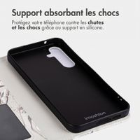 imoshion Étui de télephone portefeuille Design Samsung Galaxy A55 - Sandy Marble