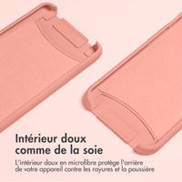 imoshion Coque de couleur avec cordon amovible Apple iPhone 13 - Peach