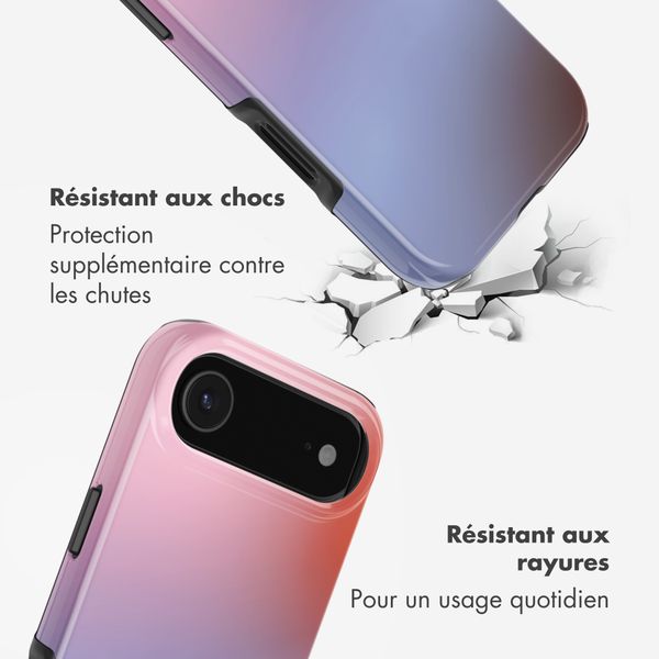 Selencia Coque arrière Vivid avec MagSafe Apple iPhone Air - Gradient Soft Blush