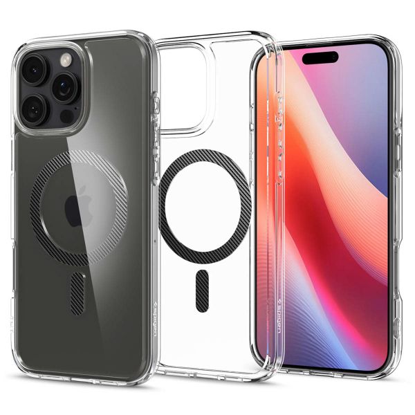 Spigen Coque Ultra Hybrid MagSafe Apple iPhone 16 Pro - Carbon Fiber