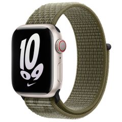 Apple Bracelet Nike Sport Loop Apple Watch | 38/40/41/42 mm - Sequoia / Pure Platinum
