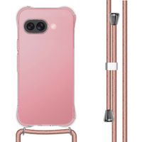 imoshion Coque arrière transparente avec cordon Google Pixel 9A - Rose Doré