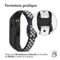 imoshion Bracelet sport silicone Samsung Galaxy Fit 2 - Black & White