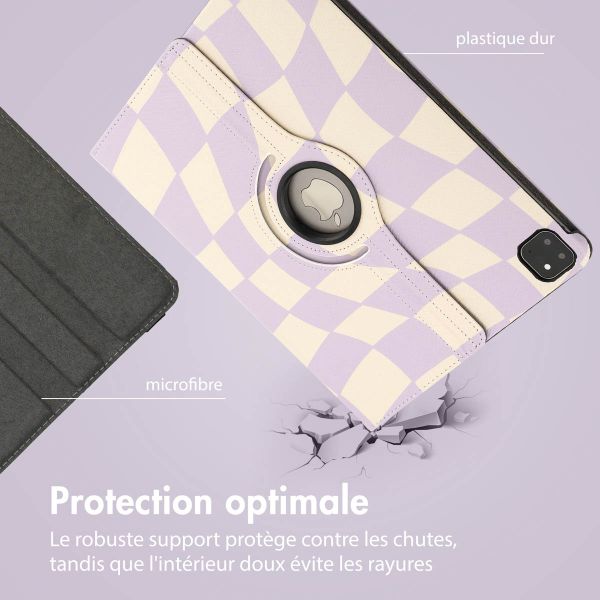 imoshion Coque tablette Design rotatif à 360° Apple iPad Air 13 pouces (2026) M4 / (2025) M3 / (2024) M2 - Dancing Cubes