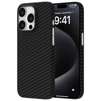 Accezz Coque Kevlar® MagSafe Apple iPhone 15 Pro - Noir