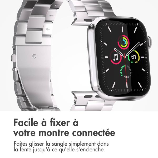 imoshion Bracelet acier Apple Watch | 44/45/46/49 mm - Argent