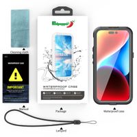 Redpepper Coque imperméable Dot Plus Apple iPhone 15 Pro Max - Noir