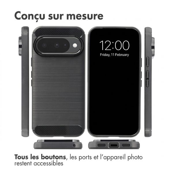 imoshion Coque Brushed Google Pixel 11 - Noir