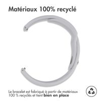 imoshion Bracelet sport en silicone  - Connexion universelle 20 mm - Gris