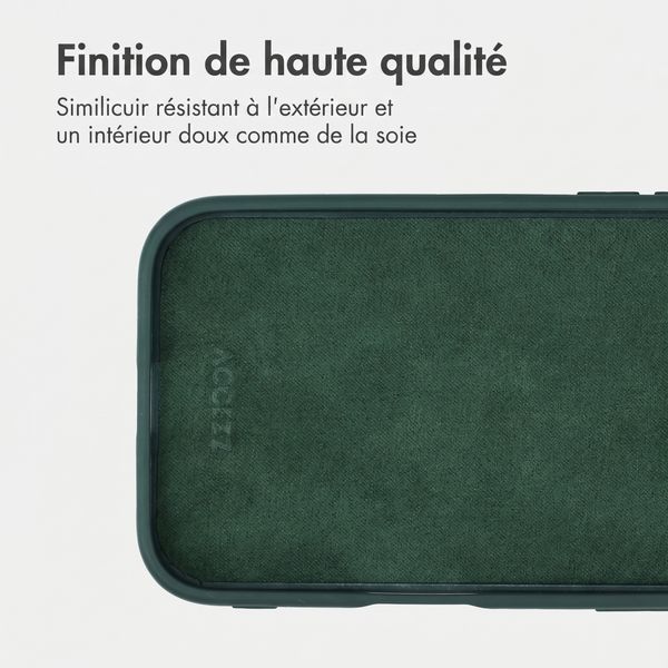 Accezz Coque arrière Edge avec MagSafe Apple iPhone 17 Pro - Vert