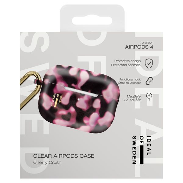 iDeal of Sweden Coque transparente Apple AirPods 5 / 4 - Cherry Crush
