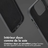 Accezz Étui de télephone portefeuille en cuir 2-en-1 avec MagSafe Apple iPhone 14 Pro - Onyx Black
