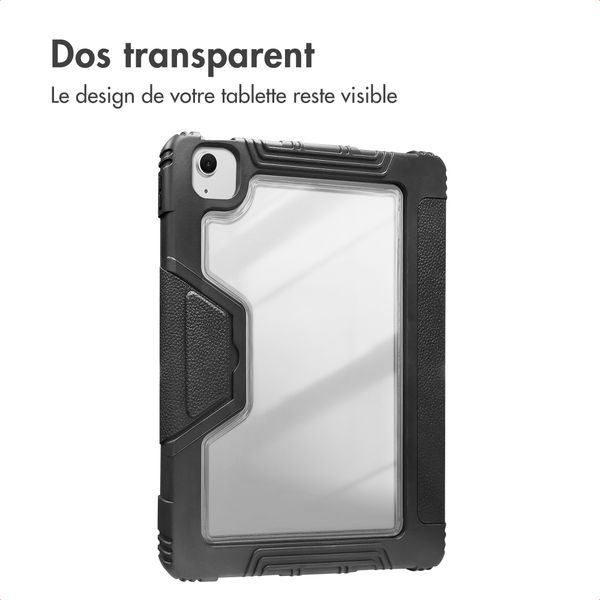 Accezz Coque tablette Rugged Trifold Apple iPad Air 11 pouces (2026) M4 / (2025) M3 / (2024) M2 / Air 5 (2022) / Air 4 (2020) - Noir