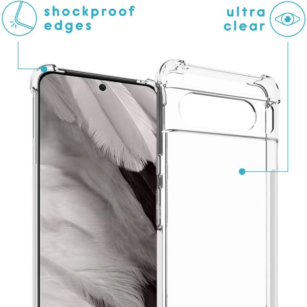 imoshion Coque arrière transparente avec cordon Google Pixel 8 Pro - Rose Doré