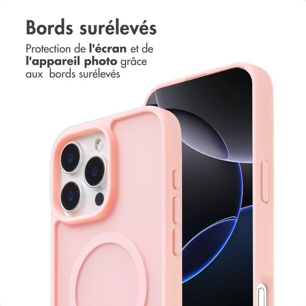 imoshion Coque Color Guard avec MagSafe Apple iPhone 16 Pro Max - Rose clair