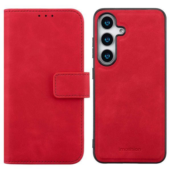 imoshion Etui de télephone luxe 2-en-1 amovible Samsung Galaxy S25 - Rouge
