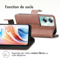 imoshion Étui de télephone portefeuille de luxe OnePlus Nord N30 SE - Marron