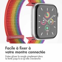 imoshion Bracelet en nylon Apple Watch | 38/40/41/42 mm - Rainbow