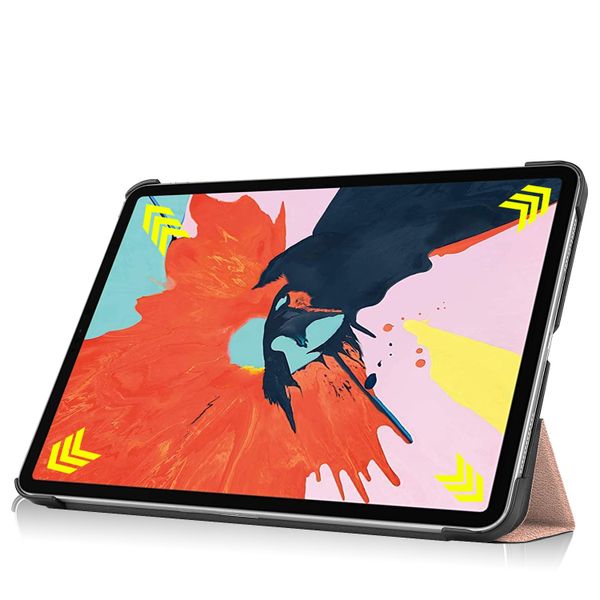 imoshion Coque tablette Trifold Apple iPad Air 11 pouces (2026) M4 / (2025) M3 / (2024) M2 / Air 5 (2022) / Air 4 (2020) - Rose Doré
