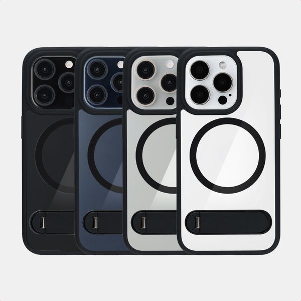 Accezz Coque arrière Hold avec MagSafe Apple iPhone 15 Pro - Black