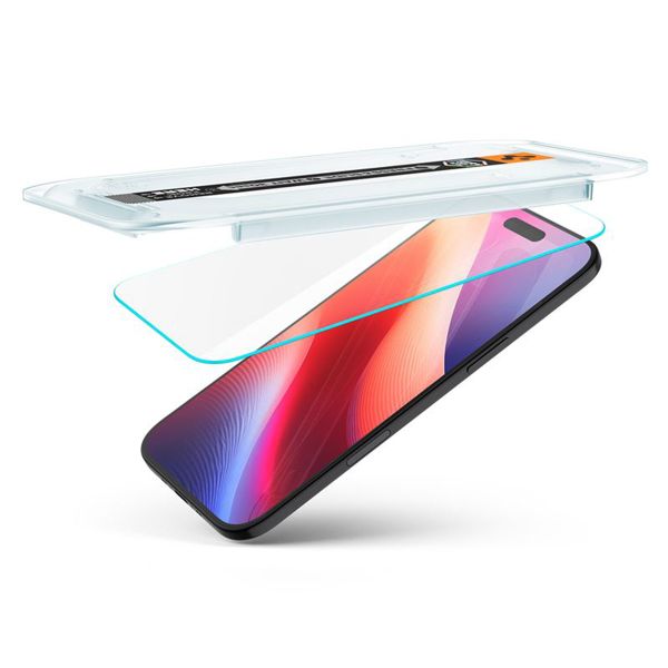 Spigen EZ Fit Glas.tR avec plateau d'installation - 1 pack Apple iPhone Air
