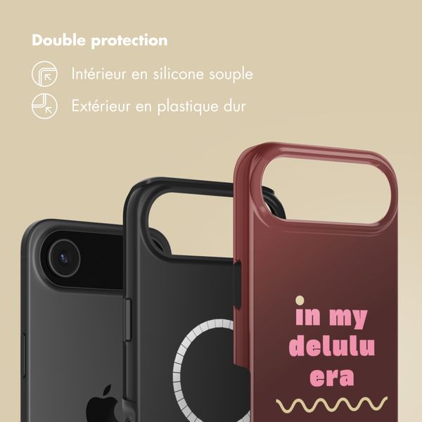 Selencia Coque arrière Vivid avec MagSafe Apple iPhone Air - Delulu