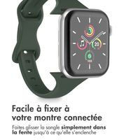 imoshion Bracelet slim en silicone Apple Watch | 38/40/41/42 mm - Olive Green