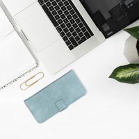 imoshion Étui de télephone portefeuille de luxe Samsung Galaxy A40 - Bleu clair