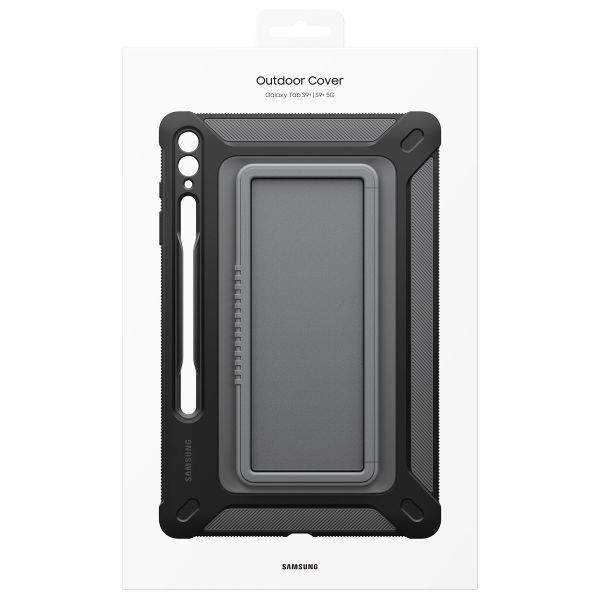 Samsung Housse Outdoor originale Samsung Galaxy Tab S10 Plus / Tab S9 FE Plus / Tab S9 Plus - Noir