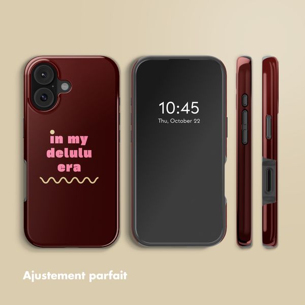 Selencia Coque arrière Vivid avec MagSafe Apple iPhone 17 - Delulu