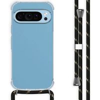 imoshion Coque arrière transparente avec cordon Google Pixel 9 / 9 Pro - Noir / Or
