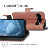 imoshion Étui de télephone portefeuille de luxe Google Pixel 10 / 10 Pro - Marron