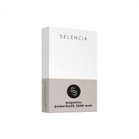 Selencia Powerbank Vivid 5 000 mAh - MagSafe et Qi - Noir / Leopard