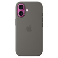Apple Coque en silicone MagSafe Apple iPhone 16 - Stone Gray