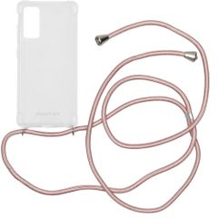 imoshion Coque arrière transparente avec cordon Samsung Galaxy S20 FE - Rose Doré