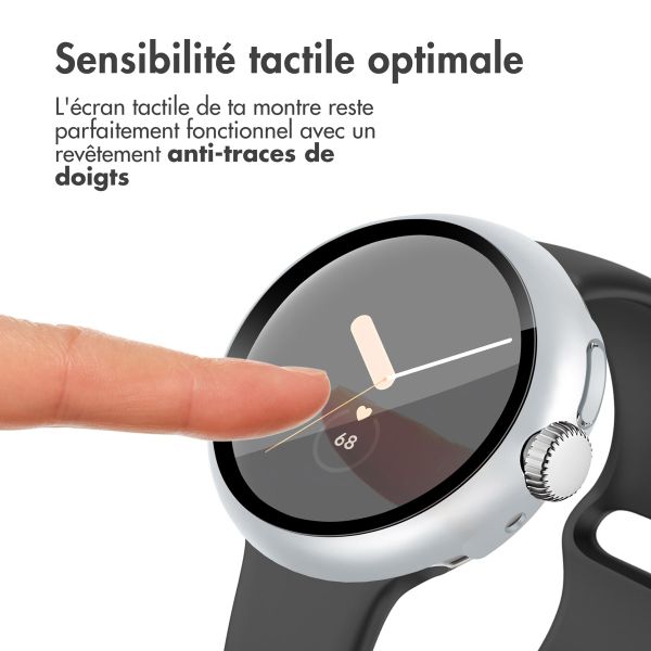 imoshion Coque rigide à couverture complète Google Pixel Watch 3 / 4 (45 mm) - Argent