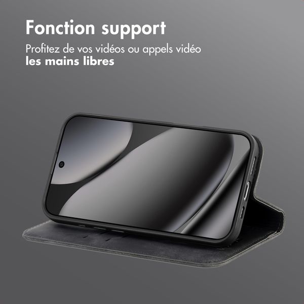 imoshion Étui de téléphone portefeuille Slim Google Pixel 10 Pro XL - Noir