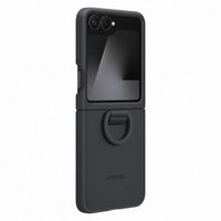 Samsung Original Coque en silicone Ring Samsung Galaxy Z Flip 6 / Flip 7 FE - Black
