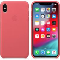 Apple Coque Leather Apple iPhone Xs Max - Peony Pink