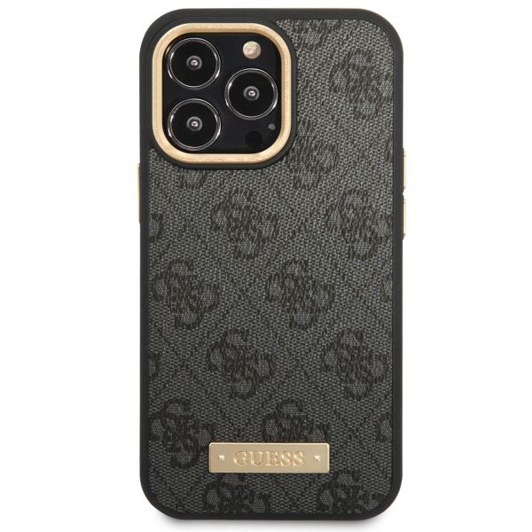 Guess Coque 4G Logo Monogram MagSafe Apple iPhone 14 Pro Max - Noir